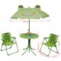 Preview: 3-tlg. Garten-Bistro-Set für Kinder mit Sonnenschirm Grün