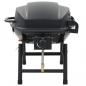 Preview: Tragbarer Gasgrill mit Kochzone Schwarz