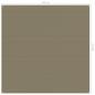 Preview: Zeltteppich 250x250 cm Taupe