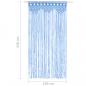 Preview: Makramee Vorhang Blau 140x240 cm Baumwolle