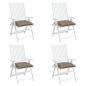Preview: ARDEBO.de - Palettenkissen 4 Stk. Taupe 50x50x7 cm Oxford-Gewebe