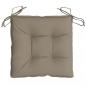 Preview: Palettenkissen 4 Stk. Taupe 50x50x7 cm Oxford-Gewebe
