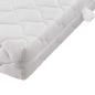Preview: Bett mit Matratze Schwarz Metall 180×200 cm