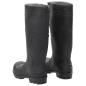 Preview: Gummistiefel Schwarz Größe 39 PVC