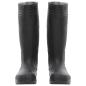 Preview: Gummistiefel Schwarz Größe 39 PVC