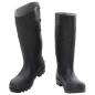 Preview: Gummistiefel Schwarz Größe 39 PVC