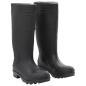 Preview: Gummistiefel Schwarz Größe 39 PVC