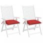 Preview: ARDEBO.de - Palettenkissen 2 Stk. Rot 50x50x7 cm Oxford-Gewebe