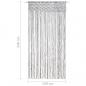 Preview: Makramee Vorhang Anthrazit 140x240 cm Baumwolle