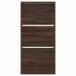 Preview: Schuhschrank Braun Eichen-Optik 60x21x125,5 cm Holzwerkstoff