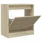 Preview: Schuhschrank Sonoma-Eiche 60x34x63,5 cm Holzwerkstoff