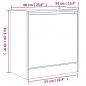 Preview: Schuhschrank Sonoma-Eiche 60x34x63,5 cm Holzwerkstoff