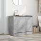 Preview: Schuhschrank Betongrau 80x42x69 cm Holzwerkstoff