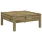 Preview: Gartensofa mit Kissen und Hocker 2-Sitzer