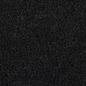 Preview: Fußmatte Schwarz Halbrund 50x80 cm Kokosfaser Getuftet
