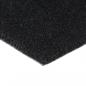 Preview: Fußmatte Schwarz 90x150 cm Kokosfaser Getuftet