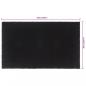 Preview: Fußmatte Schwarz 90x150 cm Kokosfaser Getuftet