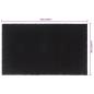 Preview: Fußmatte Schwarz 90x150 cm Kokosfaser Getuftet