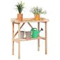 Preview: Pflanztisch mit Ablage 78x38x82,5 cm Massivholz Tanne