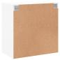 Preview: Wandschrank mit Glastüren Weiß 68x37x68,5 cm
