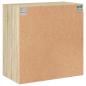 Preview: Wandschrank mit Glastüren Sonoma-Eiche 68x37x68,5 cm