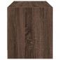 Preview: TV-Schrank mit Glastüren Braun Eichen-Optik 68x37x42 cm
