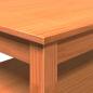 Preview: Couchtisch Wachsbraun 80x50x40 cm Massivholz Kiefer