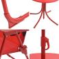 Preview: 3-tlg. Garten-Bistro-Set für Kinder mit Sonnenschirm Rot