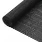 Preview: Zaunblende Schwarz 1,5x10 m HDPE 75 g/m² 