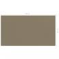 Preview: Zeltteppich 250x450 cm Taupe