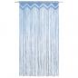Preview: Makramee Vorhang Blau 140x240 cm Baumwolle