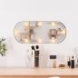Preview: Wandspiegel mit LED-Leuchten 20x50 cm Glas Oval
