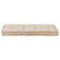 Preview: Palettenauflagen 2 Stk. Baumwolle Beige