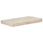 Preview: Palettenauflagen 2 Stk. Baumwolle Beige