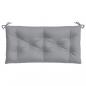 Preview: Gartenbank-Auflage Grau 110x50x7 cm Oxford-Gewebe