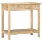 Preview: Konsolentisch 80x35x74 cm Mango Massivholz