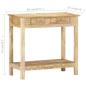 Preview: Konsolentisch 80x35x74 cm Mango Massivholz