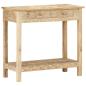 Preview: Konsolentisch 80x35x74 cm Mango Massivholz