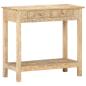 Preview: Konsolentisch 80x35x74 cm Mango Massivholz