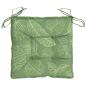 Preview: Stuhlkissen 2 Stk. Blattmuster 40x40x7 cm Stoff
