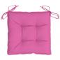 Preview: Stuhlkissen 4 Stk. Rosa 40x40x7 cm Stoff