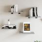 Preview: ARDEBO.de - Wandregale 4 Stk. Grau Sonoma 40x30x1,5 cm Holzwerkstoff