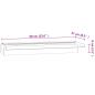 Preview: Wasserfall-Element mit RGB LEDs Edelstahl 60 cm