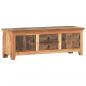 Preview: ARDEBO.de - TV-Schrank 120x30x40 cm Akazie und Recyceltes Massivholz