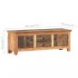 Preview: TV-Schrank 120x30x40 cm Akazie und Recyceltes Massivholz