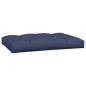 Preview: Palettenkissen 2 Stk. Marineblau Stoff