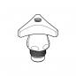 Preview: GROHE Oberteil, 1/2", chrom (45968000)