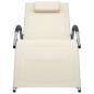 Preview: Sonnenliegen Textilene 2 Stk. Creme und Grau 