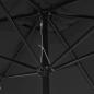Preview: Sonnenschirm mit Metall-Mast 300 x 200 cm Anthrazit