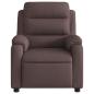 Preview: Massagesessel Elektrisch Dunkelbraun Stoff